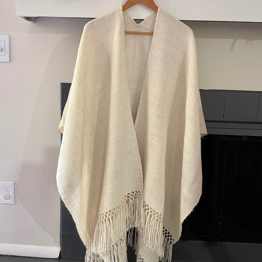Luxury Argentinian Llama Ruana | Llama Ruana | Handmade Ruana | Great Gift Item